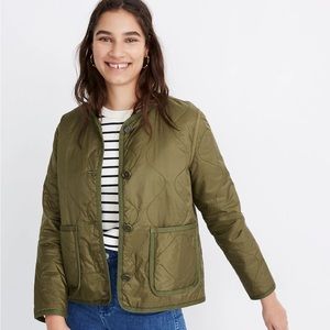 Green Madewell Quilted Lightweight Liner Jacket